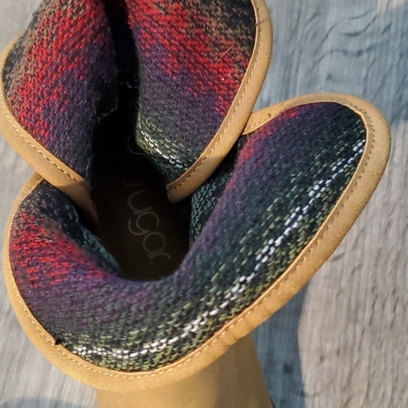 🔆🔅 NWOT TASSEL FLANNEL BOOTS - Picture 10 of 15